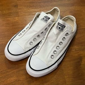 NWOT Converse White Chuck Taylor All Star Slip-ons
